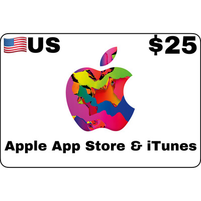 Apple iTunes Gift Card US $25 USD Apple iTunes Gift Card US $25 USD