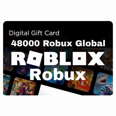 Roblox 48000 Robux Gift Card Global Digital Code