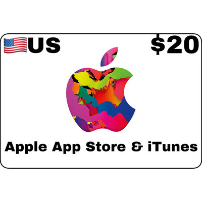 Apple iTunes Gift Card US $20 USD Apple iTunes Gift Card US $20 USD