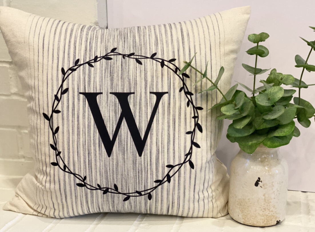 Monogrammed Pillow