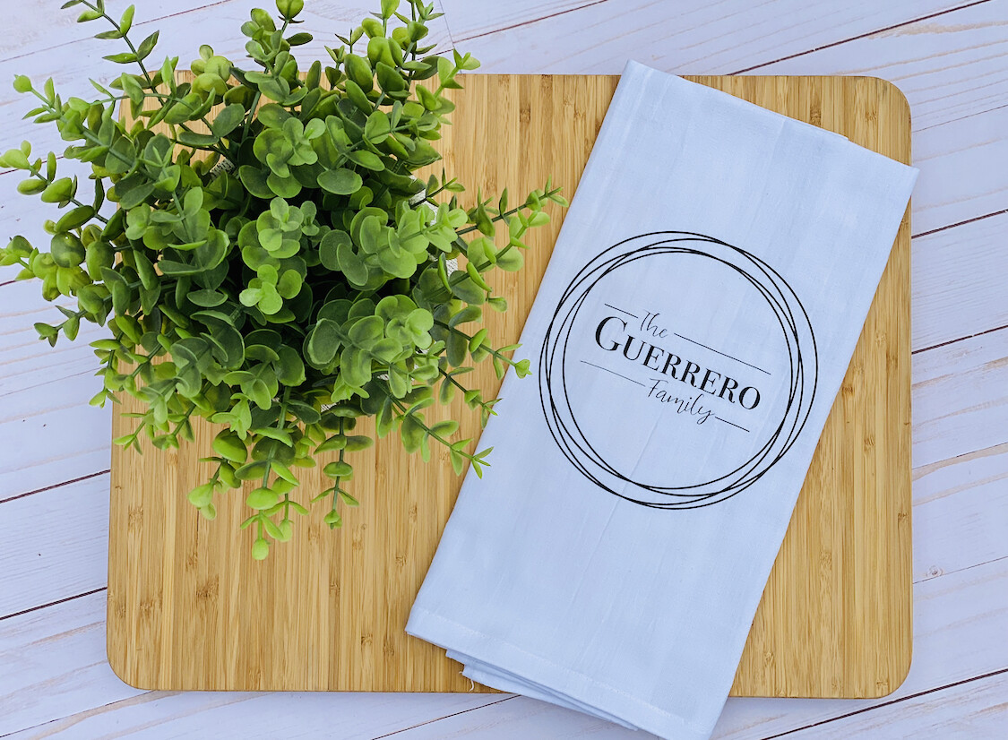 Family Name Tea Towel