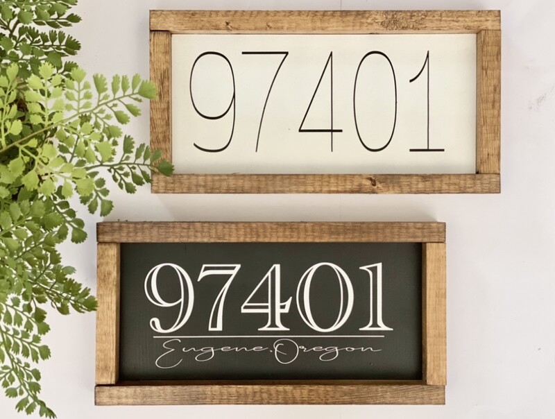 Zip Code Sign