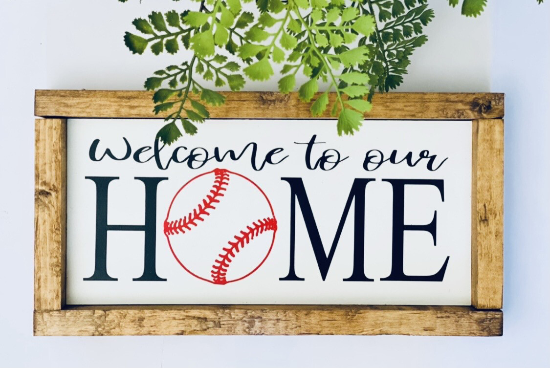 Welcome to our Home, Sports Themed