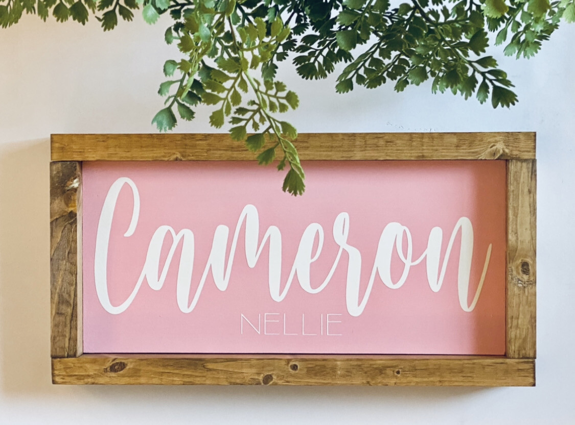Nursery Name Sign