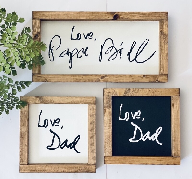 Loved One&#39;s Handwriting