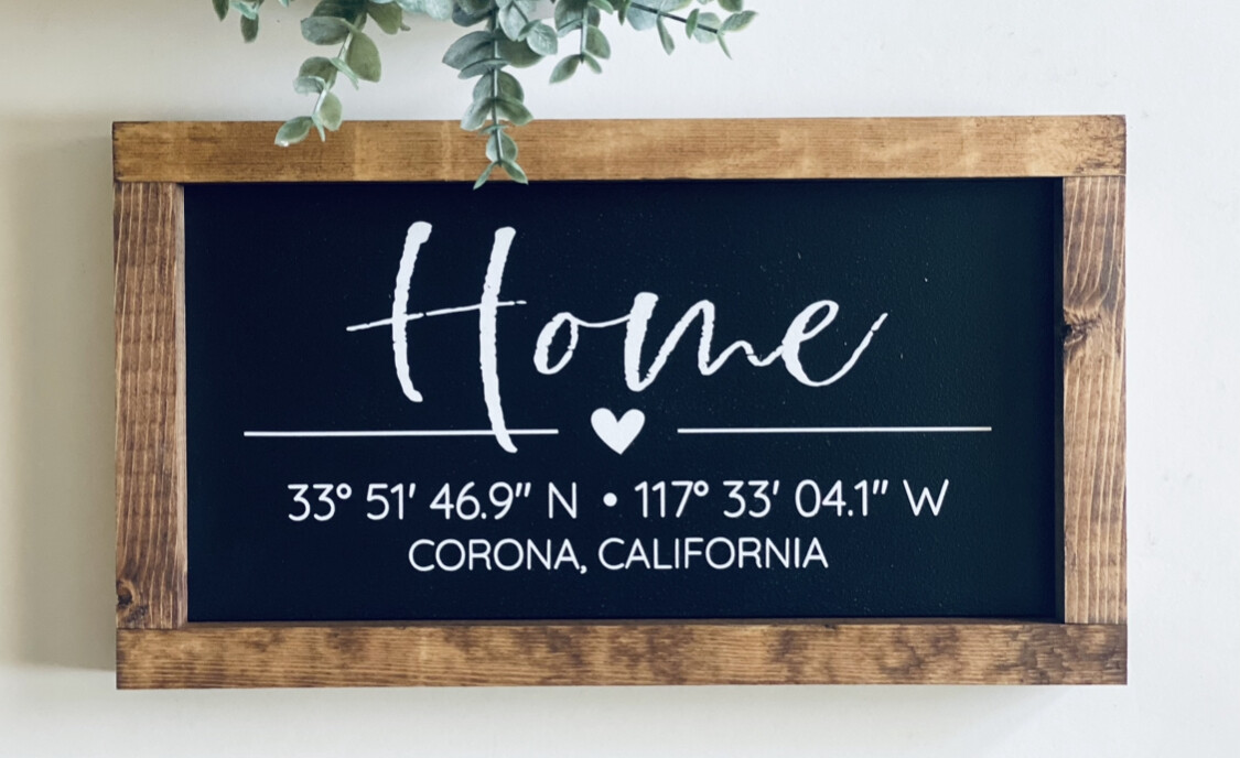 HOME Coordinate Sign (Script)