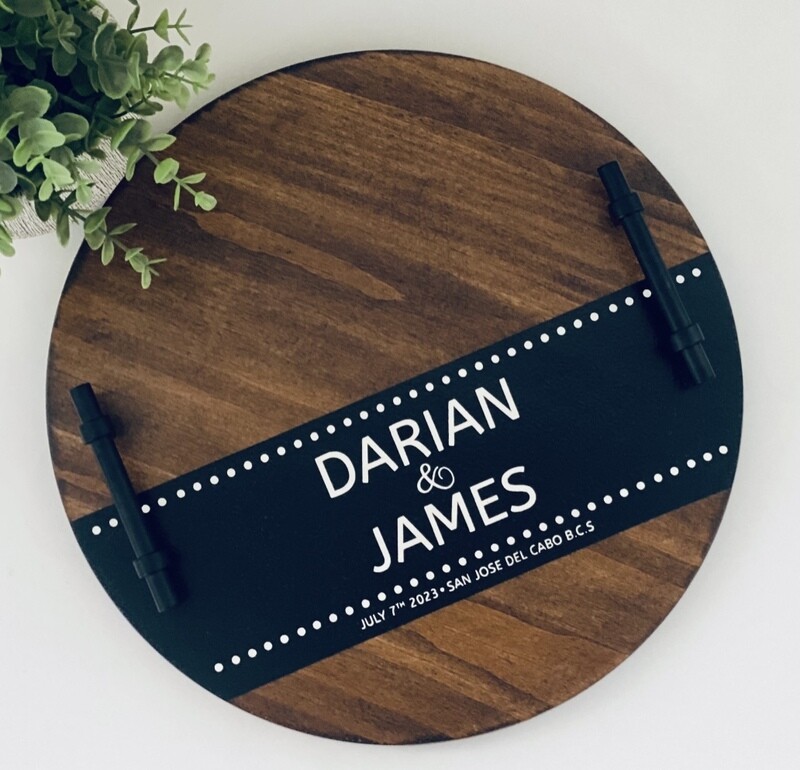 CUSTOM Round Tray, 18&quot;