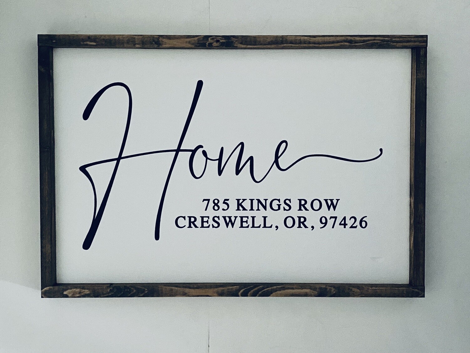 Personalized Home Sign with Address
