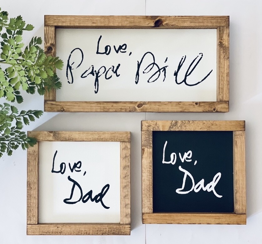 Loved One's Handwriting
