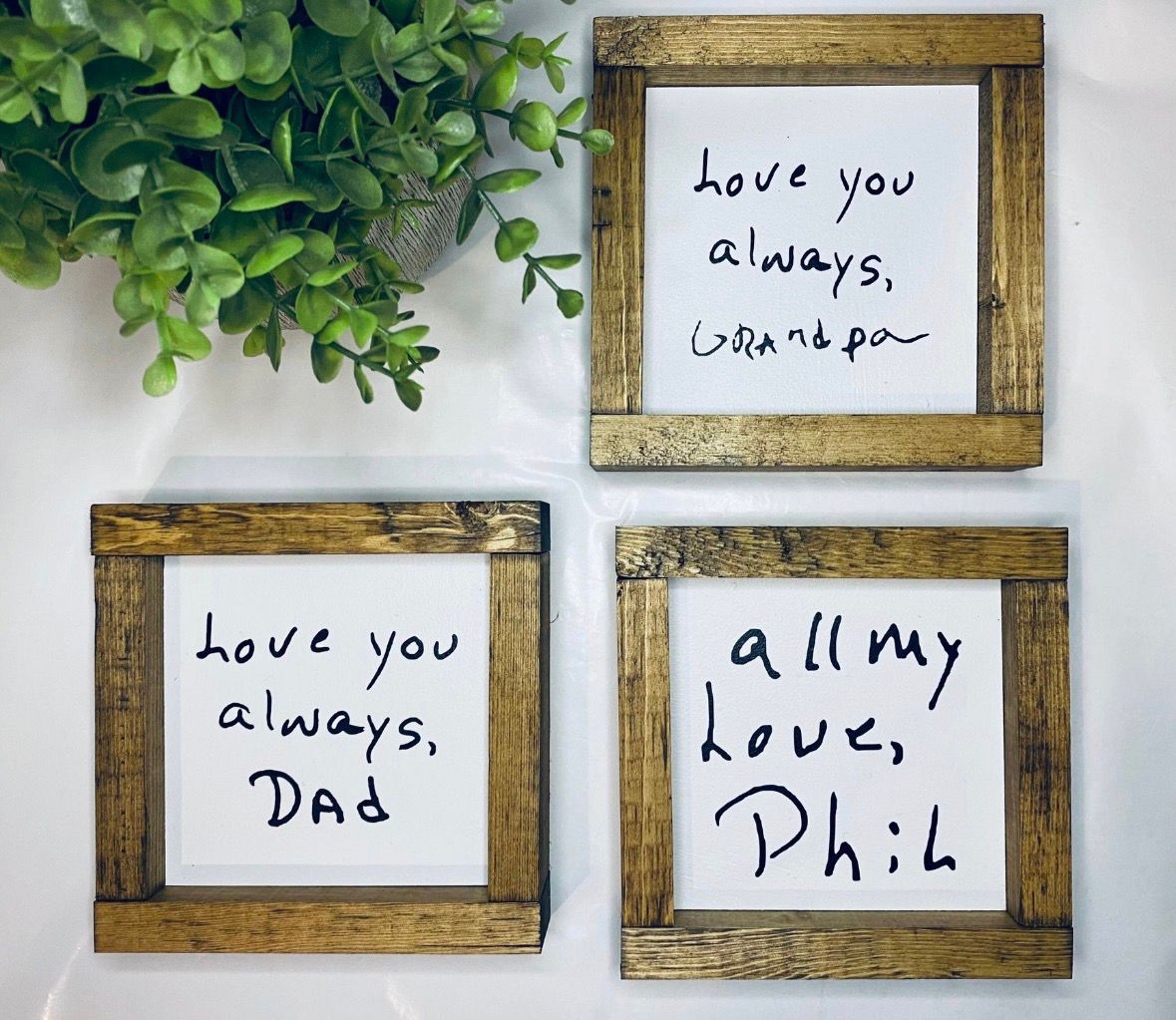 Loved One's Handwriting