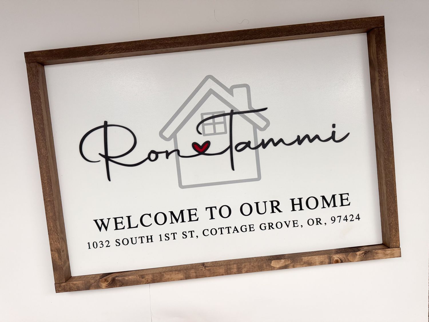 Personalized First Names Sign
