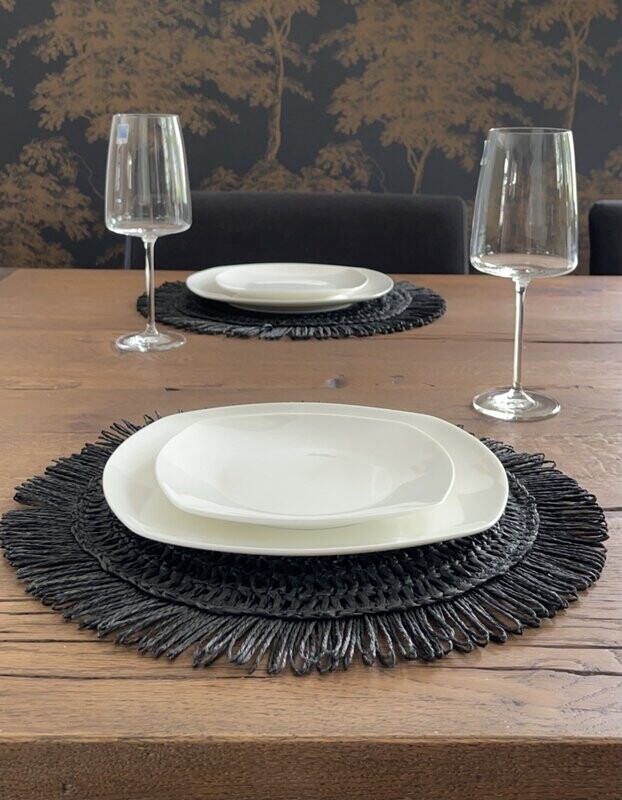 Placemat Gyula zwart
