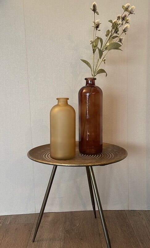 Frost vaas beige