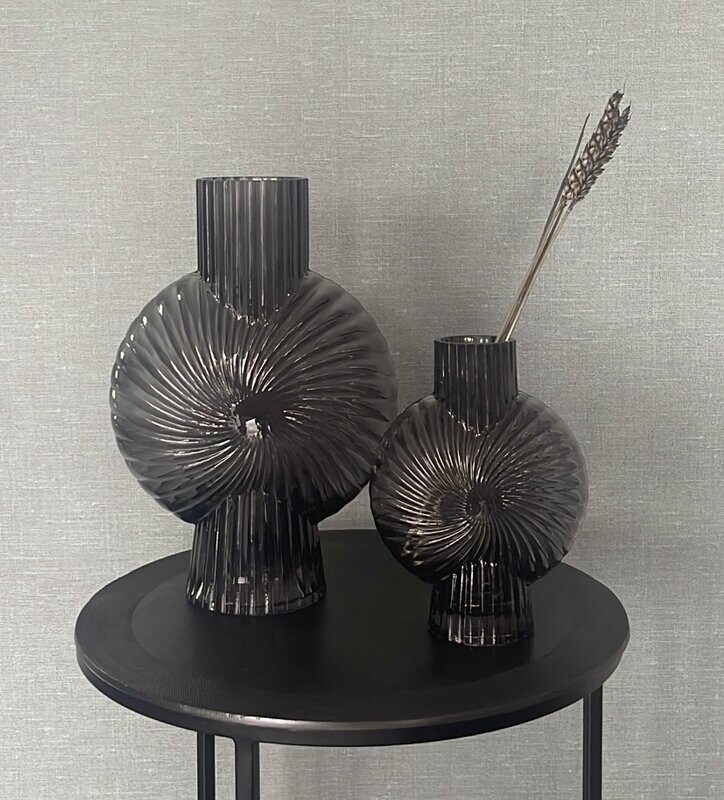 Schelp vaas Large black