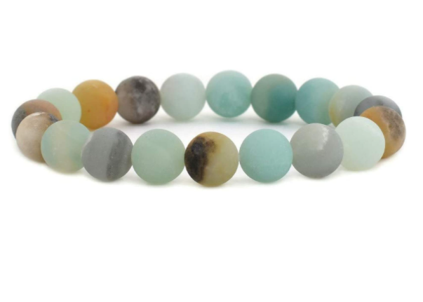 Frosted Amazonite Natural Stone Bracelet