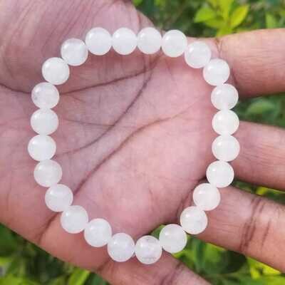 White Jade Natural Stone Bracelet