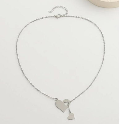 Double Heart Necklace