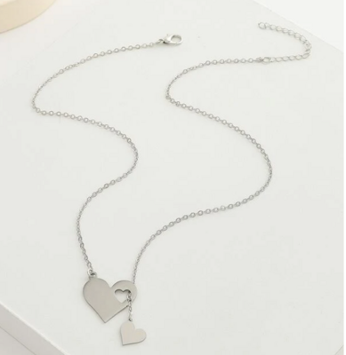 Double Heart Necklace