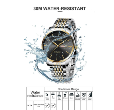 BiDen Stainless Steel Watch