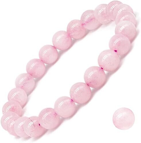 Rose Quarts Natural Stone Bracelet