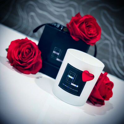 Red Rose Candle