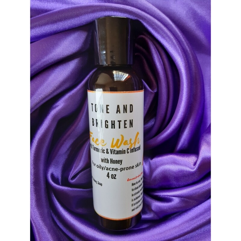 Tone &amp; Brighten Face Wash enriched with Honey, Turmeric &amp; Vitamin C