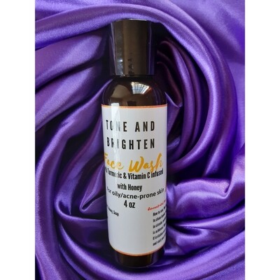 Tone &amp; Brighten Face Wash enriched with Honey, Turmeric &amp; Vitamin C