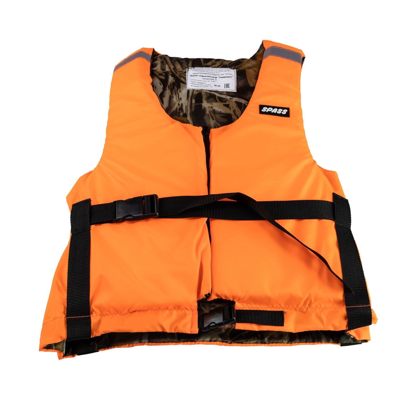 The Chameleon life jacket is double-sided