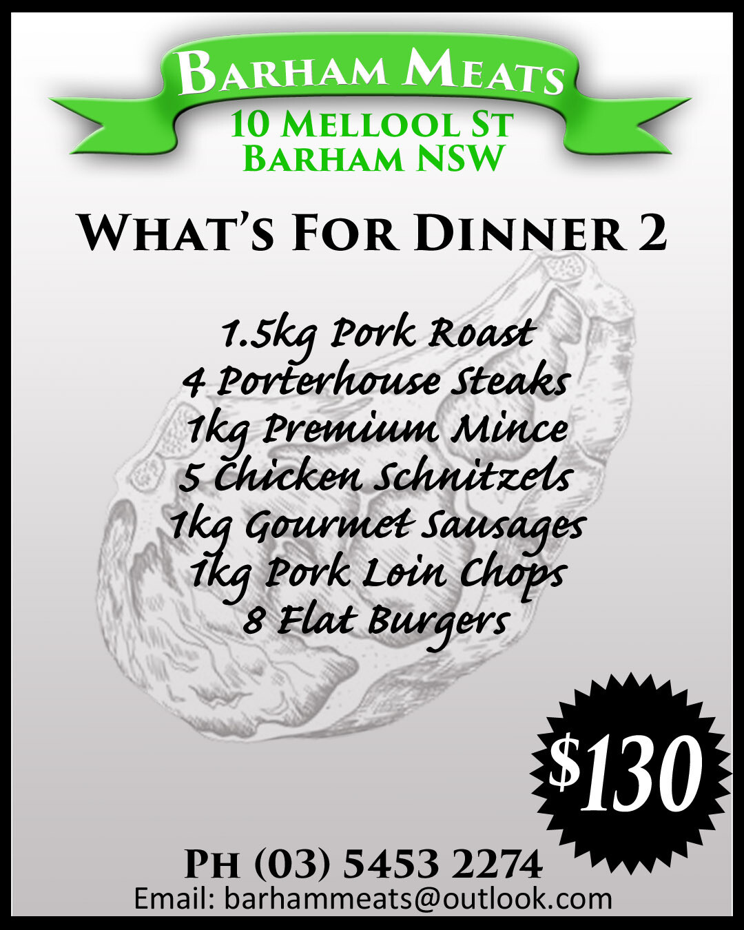 BARHAM MEATS VALUE PACKS