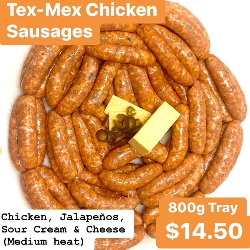 Tex-Mex Chicken Sausages 800g