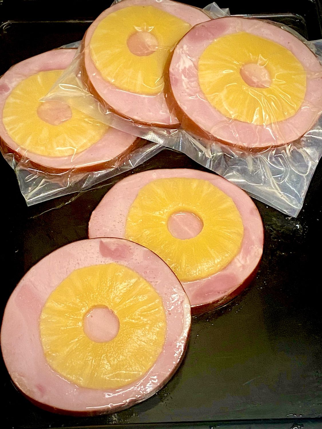Ham Steaks x2 with Pineapple
