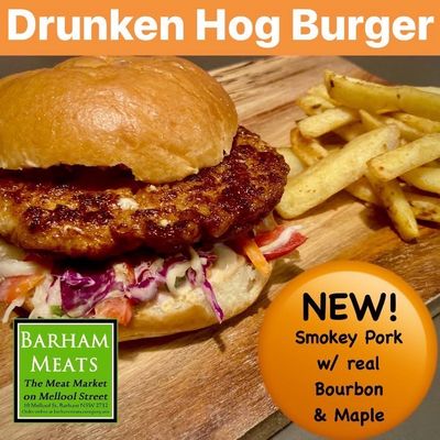 Drunken Hog Burgers 4 Pack
