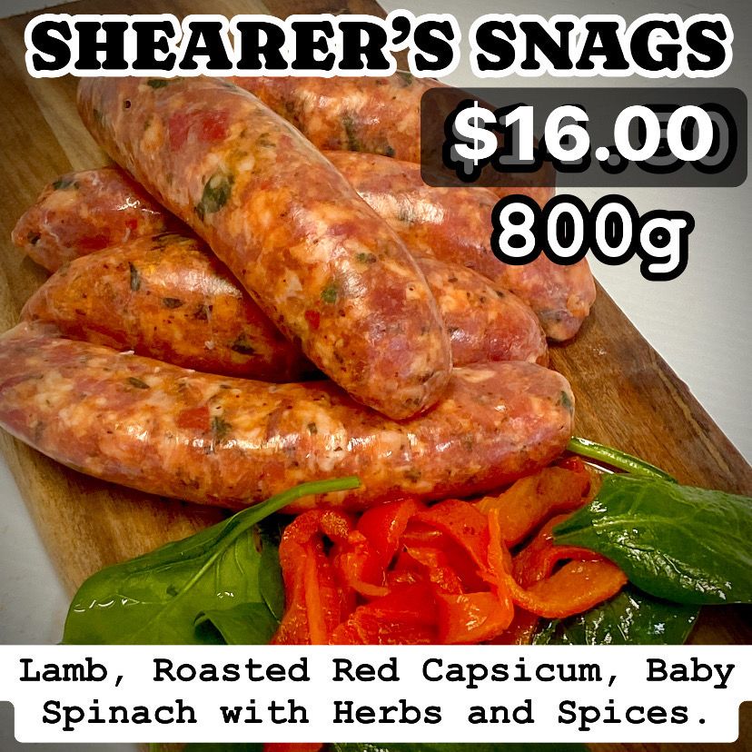Shearer’s Snags 800g