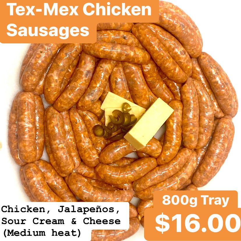 Tex-Mex Chicken Sausages 800g