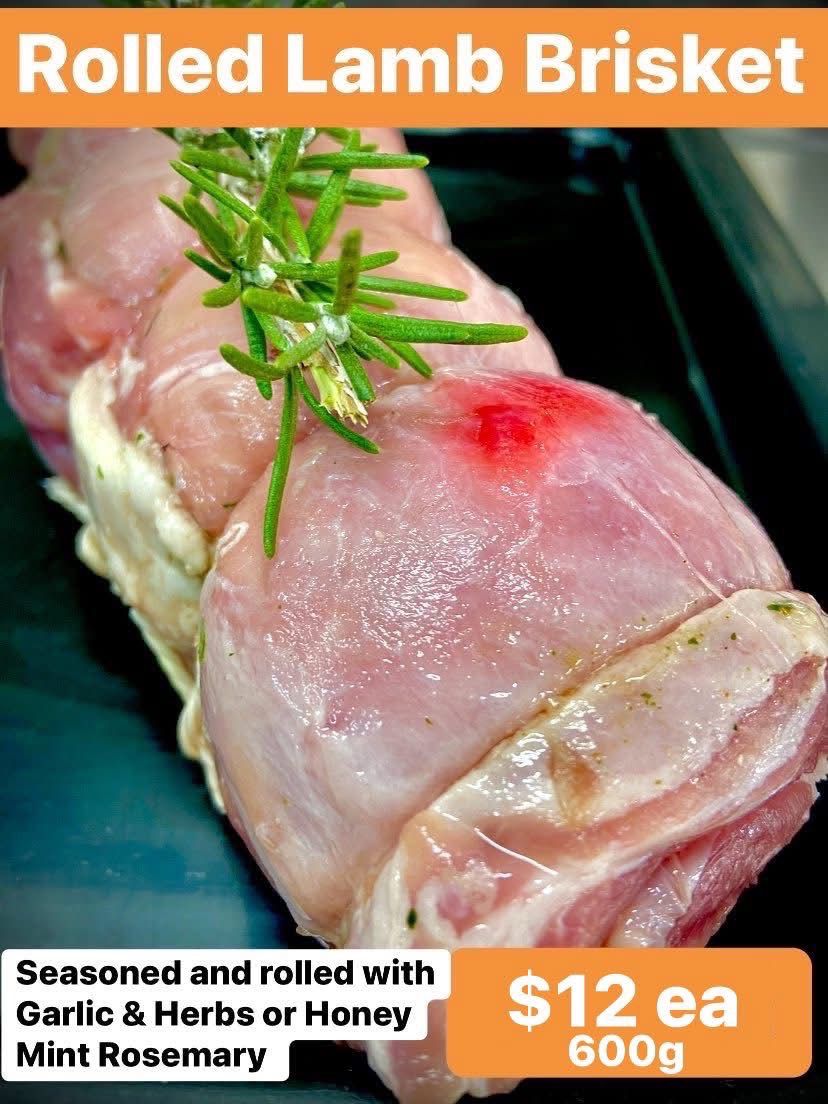 Rolled Lamb Brisket