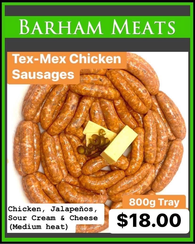 Tex-Mex Chicken Sausages 800g