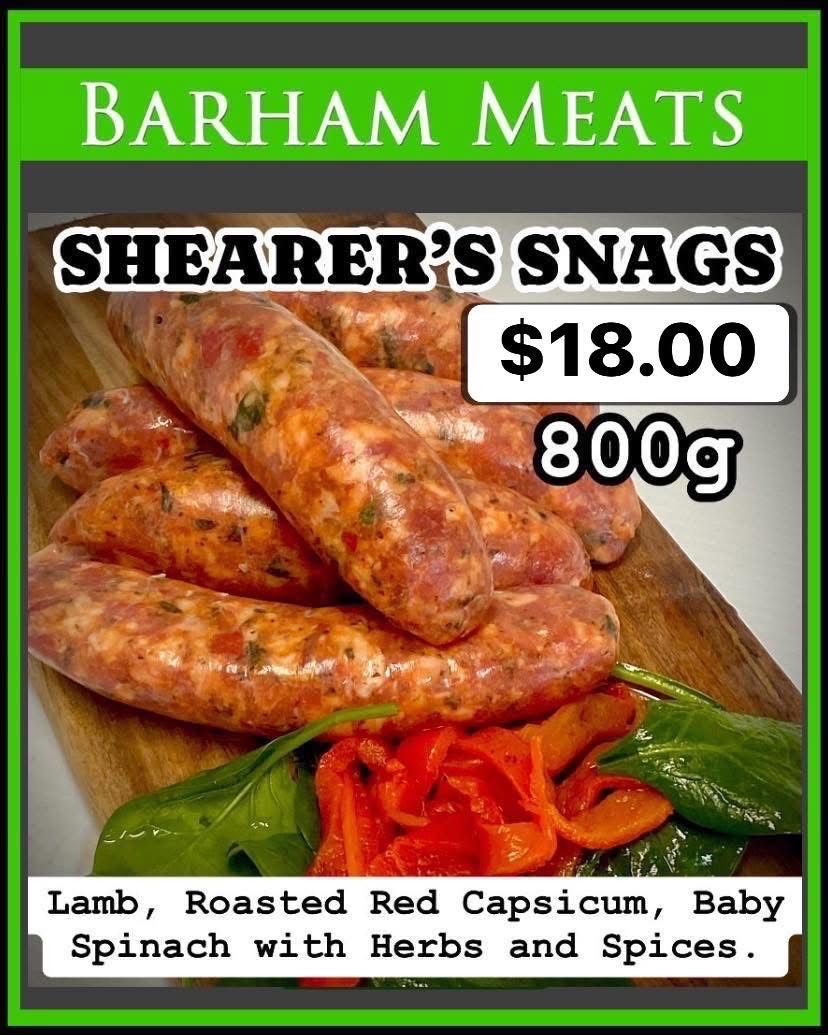 Shearer’s Snags 800g