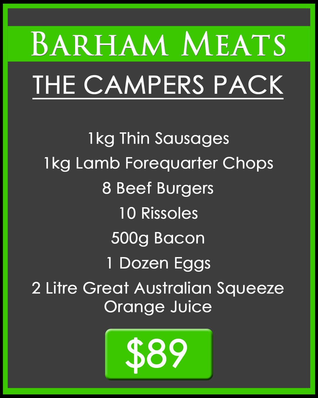 The Camper&#39;s Pack