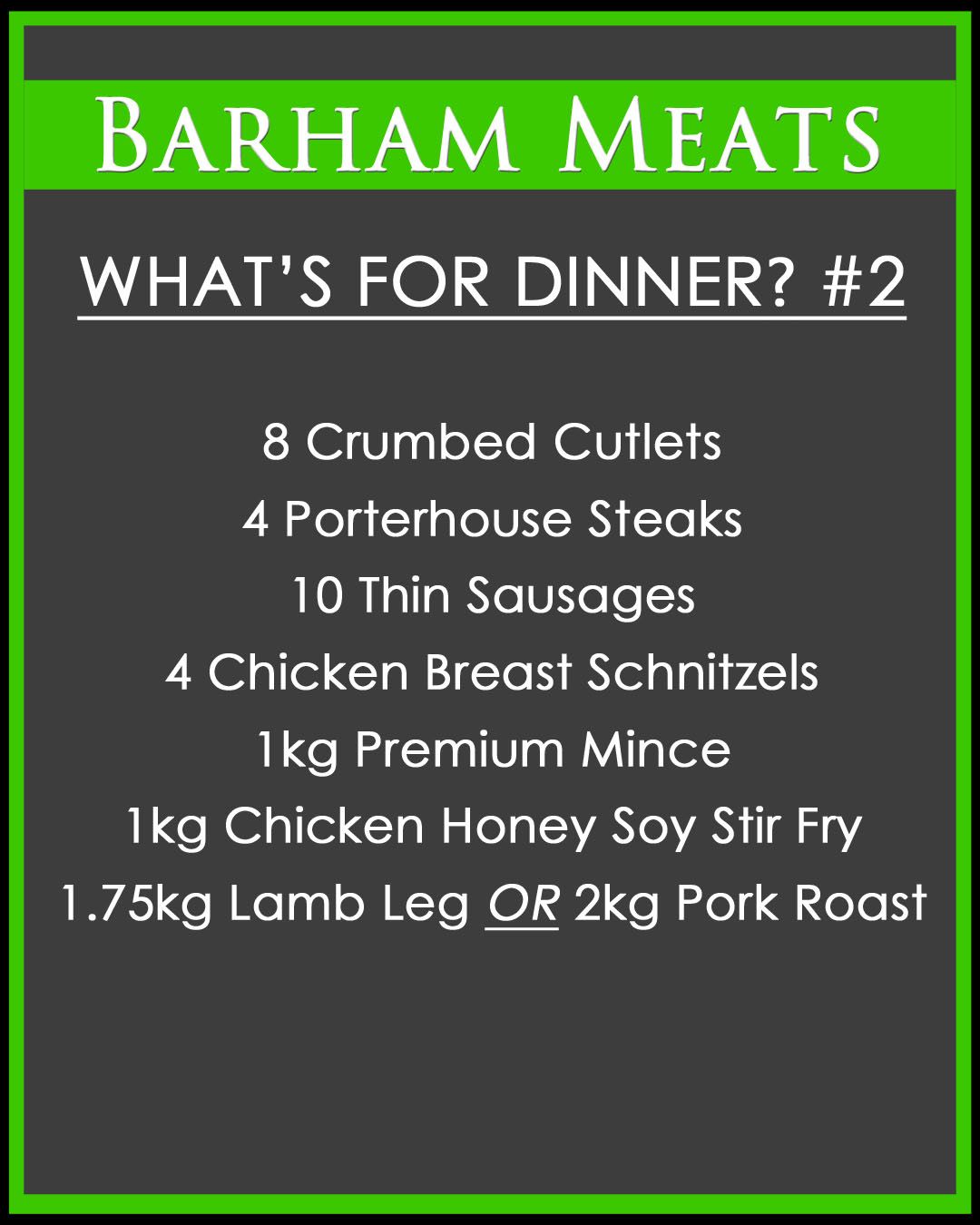 "What's For Dinner?"            Pack #2