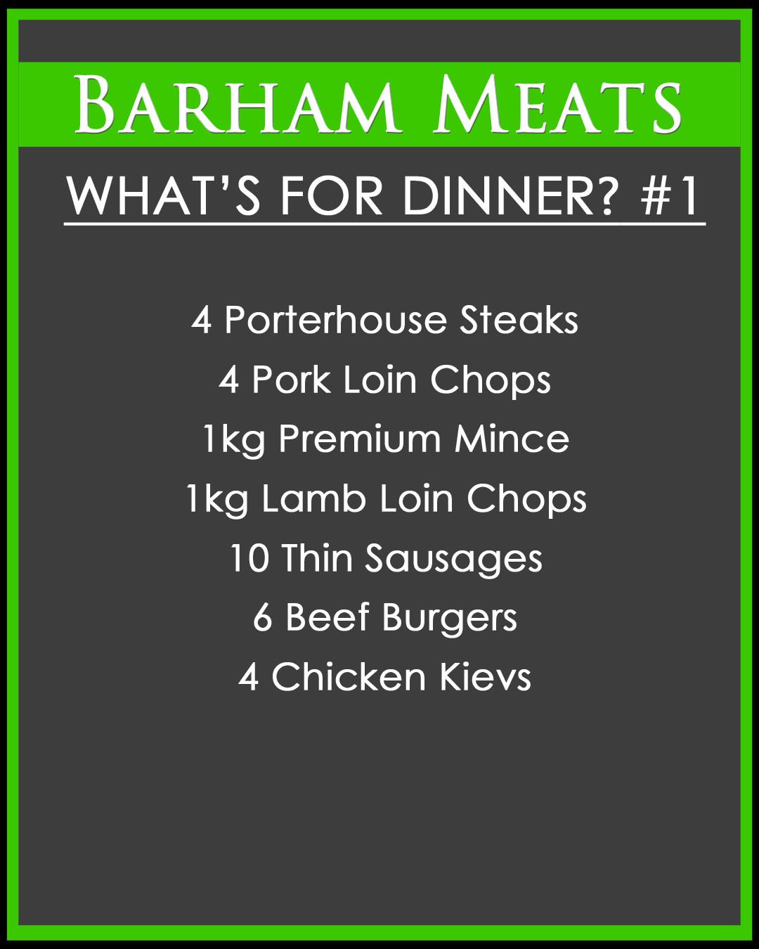 "What's For Dinner?" Pack #1