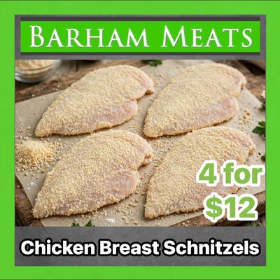 Chicken Schnitzels 4 Pack