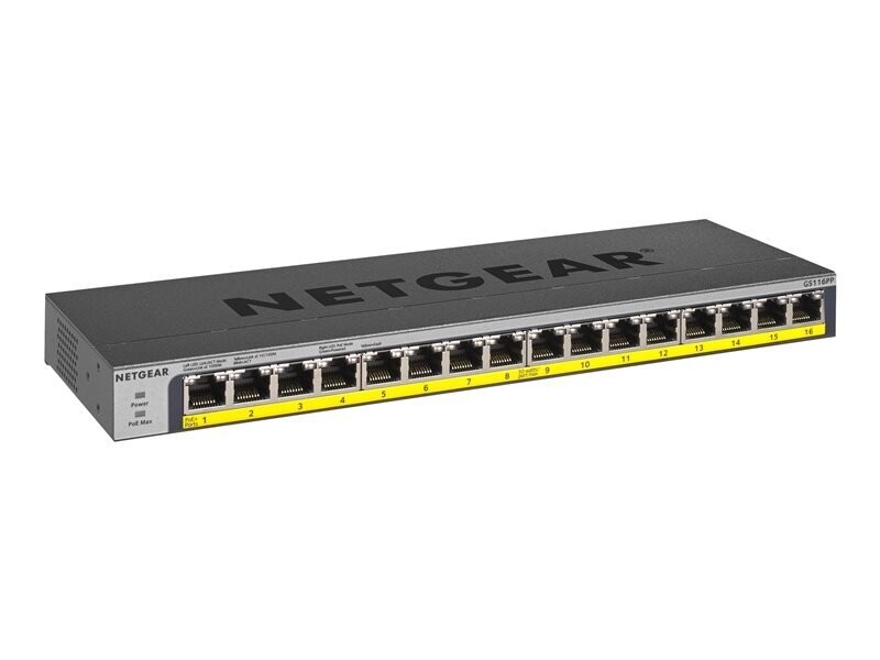 NETGEAR GS116PP Switch di rete gigabit