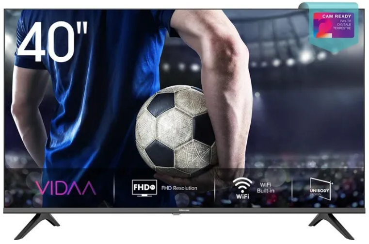 Hisense Tv Led 40A5640F 40 pollici Full Hd Smart Tv + STAFFE VESA