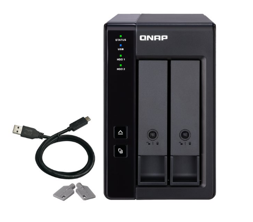 QNAP TR-002 + 2 Seagate Iron Wolf 8Tb