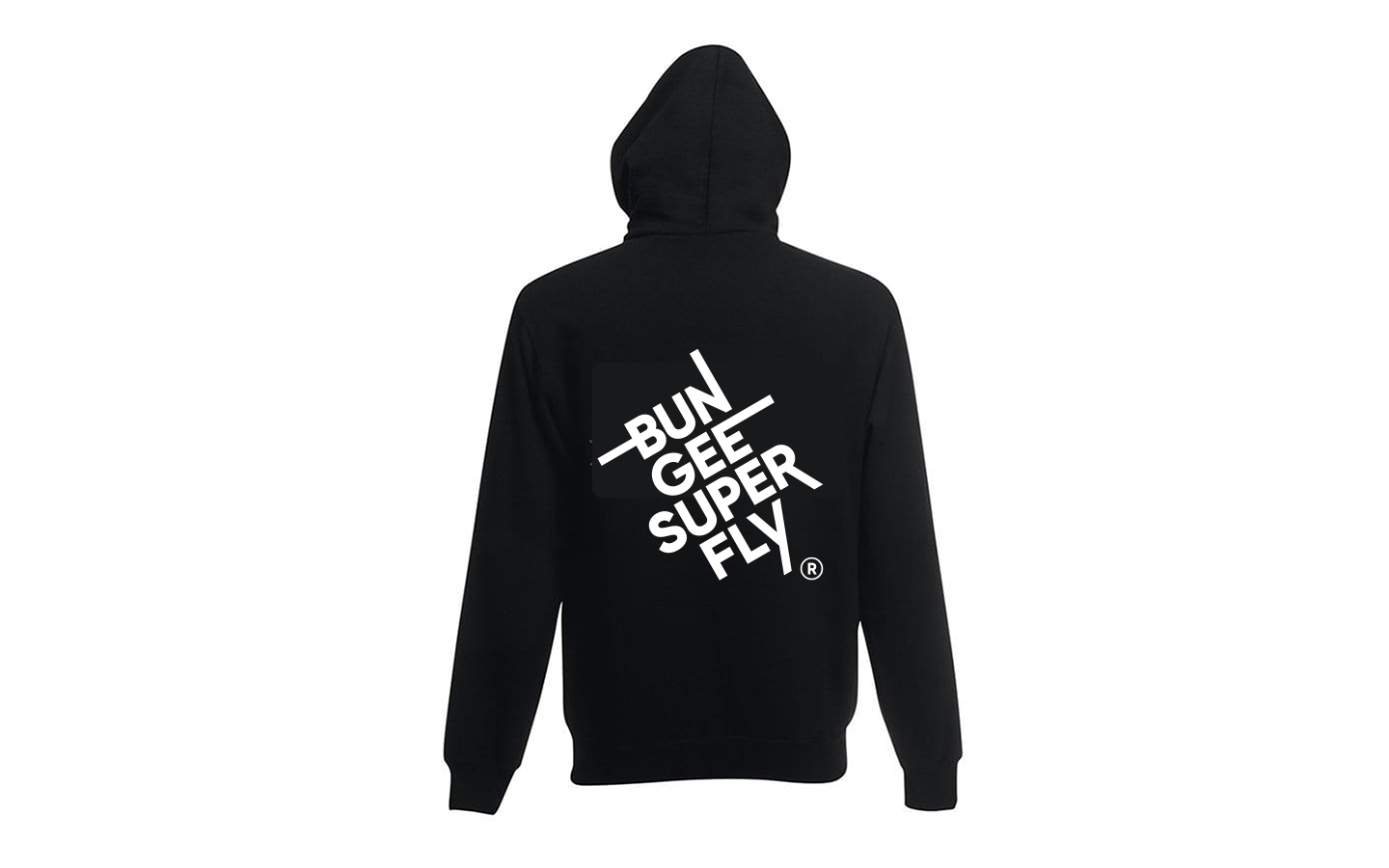 Hoodie (Zwart) Bungee Super Fly