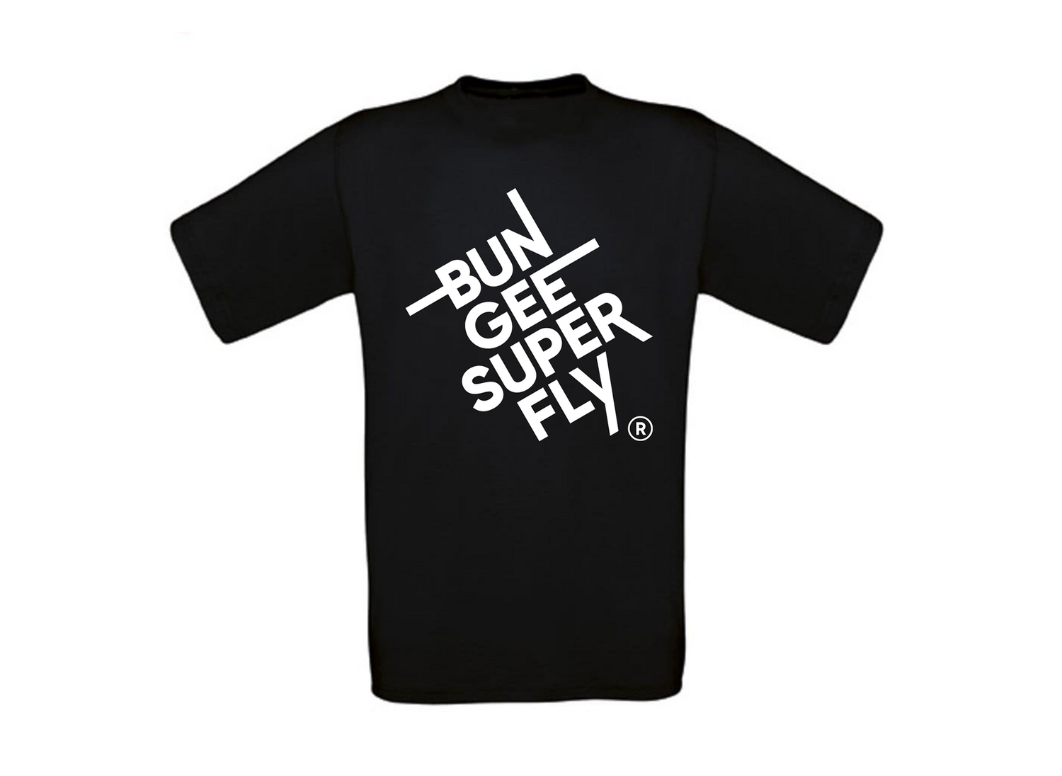DSOF T-Shirt (Zwart) Bungee Super Fly met Naam