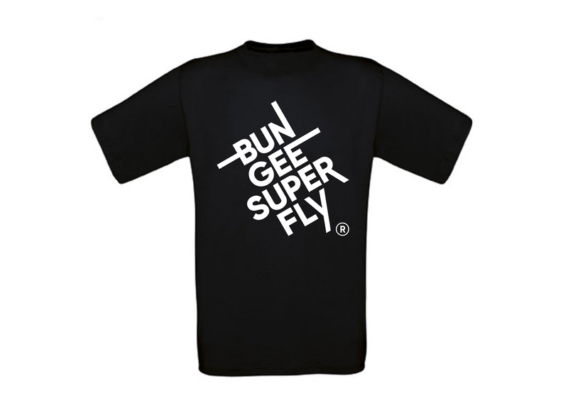 DSOF T-Shirt (Zwart) Bungee Super Fly met Naam