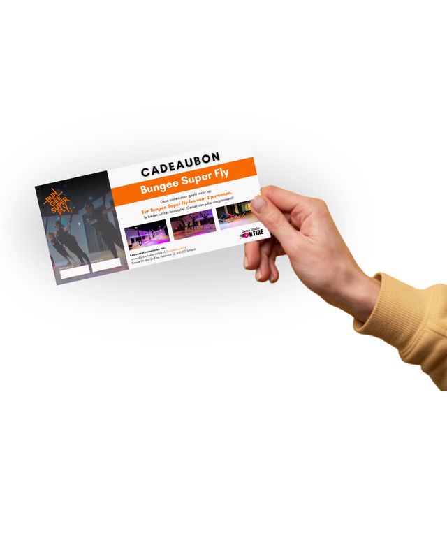 Cadeaubon Bungee Super Fly 2 personen