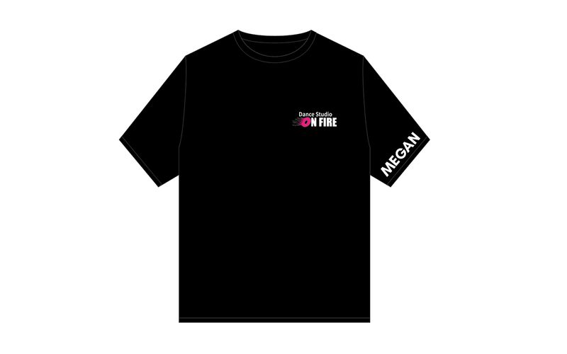 DSOF T-Shirt (Zwart) met Naam