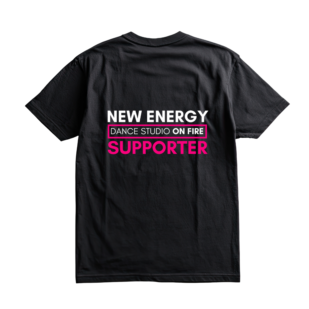 Shirt met eigen teamnaam (Zwart)